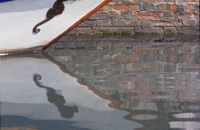 Venise, février 1993. 1, Barques et reflets (6)