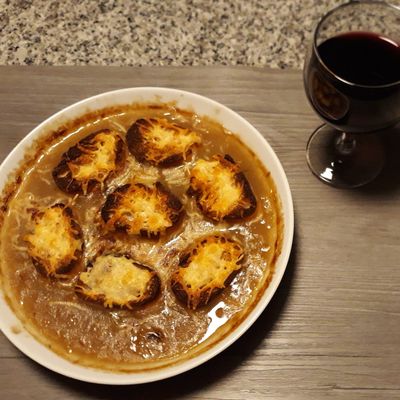 Gratinée à l'oignon