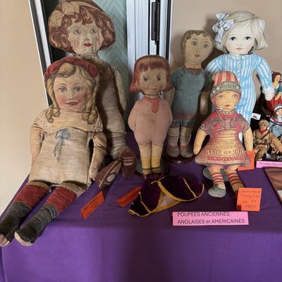 NOTRE SEANCE POUPEES de CHIFFON / POUPEES de TISSU