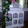 Cage en bois style shabby AVANT / APRES