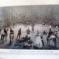 Chasse a courre illustration ancienne sp72