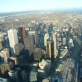 Du haut de la CN Tower...