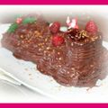 buche choco framboise