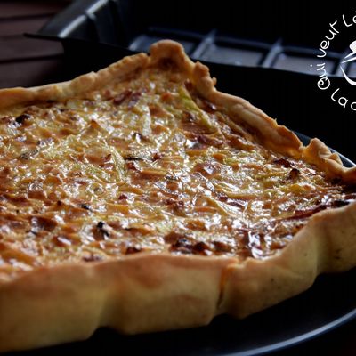 Tarte aux courgettes et mascarpone