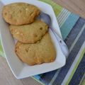 Cookies à l'angélique confite et au chocolat blanc