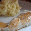 DORADE EN CROUTE DE SEL ET SA PUREE DE CELERI RAVE POELEE