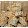 Bouchées okara d'amandes , flocons d'avoine (Thermomix TM 5 , TM 31 ou pas )
