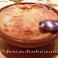 CLAFOUTIS AUX ABRICOTS ET AMANDES