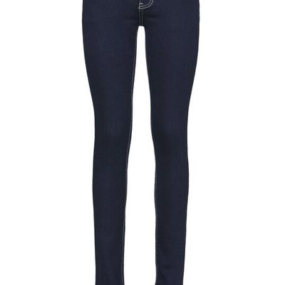 Slim bleu foncé stretch taille normale