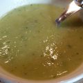 Velouté de courgettes et gingembre