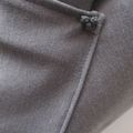 Manteau "B" Long En Jersey - Gris Clair