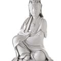 A dehua model of seated Guanyin . Four-character seal mark, Kangxi periodA dehua model of seated Guanyin . Four-character seal m
