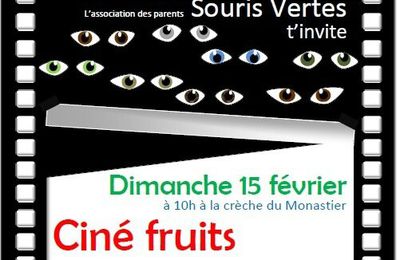 15.02.15 - Ciné Fruits à 10h à la crèche du Monastier