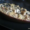 Aubergines au millet mielleux