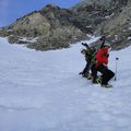 12/02/11 : Ski de rando : Mont Vélan : couloir septentrional branche de gauche : 5.1 E3 45° sur 600m, passages à 50°