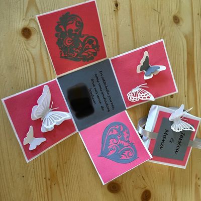 Carte 3D pour un mariage......