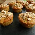 muffins aux pommes et flocons d'avoine