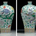 A rare large doucai meiping, Yongzheng period (1723-1735)