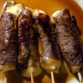 Yakitori boeuf fromage