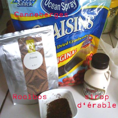 Savon rooibos/canneberges/sirop d'erable