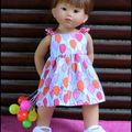 Ayumi en robe ballons
