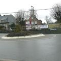 Rond-point à Saive (Belgique)