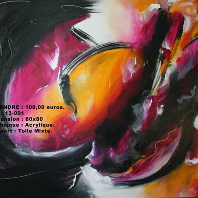 Tableau à Vendre ! Ref : 13-001