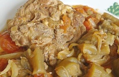 Navarin d'agneau aux aubergines