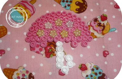 Broche " Parapluie "