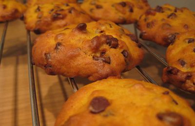 Cookies au potimarron, noix et pépites de chocolat