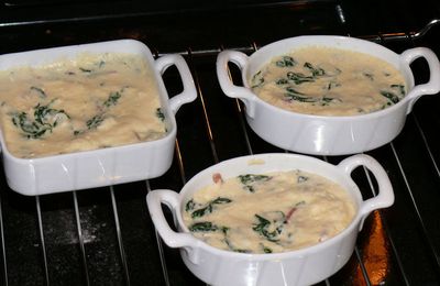 Clafoutis épinards et jambon de Parme