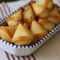 Financiers (en forme de tajine) au chocolat blanc