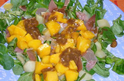 Salade complète à la mangue (3 points)