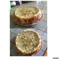 GATEAU AU FROMAGE BLANC ET RHUBARBE   PL