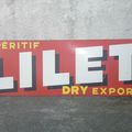 Plaque publicitaire Dry Lilet 1950-60