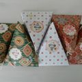 6 de mes cartes automnales papiers Elaïa Design + 10 boîtes pour les chocolats de Noël