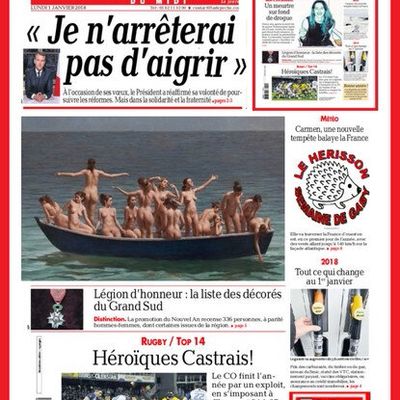 le journal du premier jour de l'année