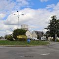 Le rond-point de la route de l'Hermitage