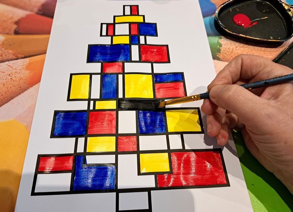 Le sapin Mondrian