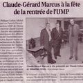 Revue de Presse - Rencontre avec Claude Gérard MARCUS
