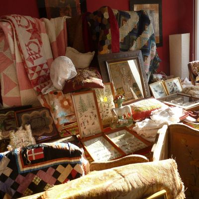 Patsy FRASER et son linge et ses patchworks anciens