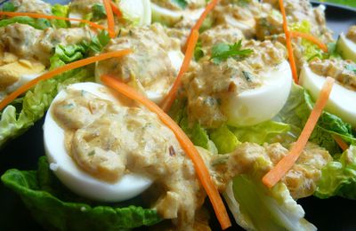 Salade d'oeufs au curry