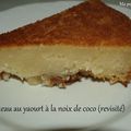 Gâteau au yaourt à la noix de coco (revisité)