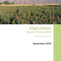 Dernier rapport de l'ONUDC sur l'Afghanistan