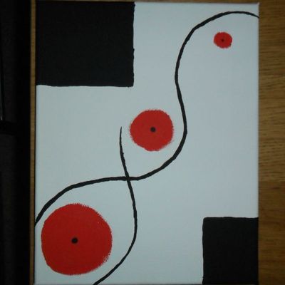 je me suis essayé au tableau pour la détente ;)!