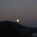 Coucher de lune, au dessus du lac de Gerardmer Le