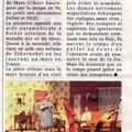 Articles dans la presse locale