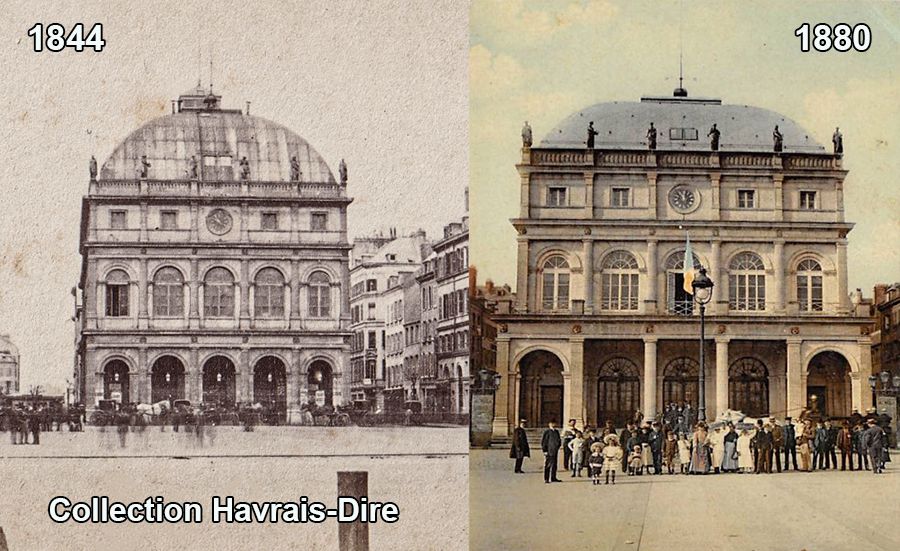Le Havre Théâtre Gambetta Niemeyer 1880 1944 Perret Brunet Debaine Déjazet Indiens Bombardements Défense passive