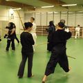 l'entrainement au KENDO du mardi soir