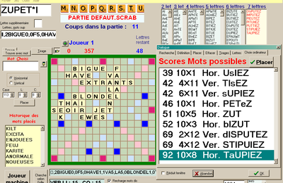 Facyl Scrabble version 3.32 / ODS8